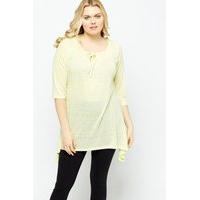 Asymmetric Neon Yellow Top