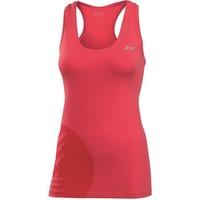 asics kensei tank womens t shirt in red