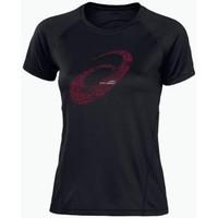 asics graphic ss tee 2 332325 0904 womens t shirt in black