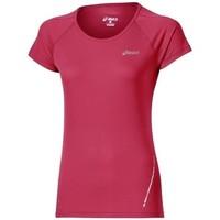 asics tshirt short sleeve top womens t shirt in pink