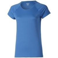 asics tshirt short sleeve top womens t shirt in blue