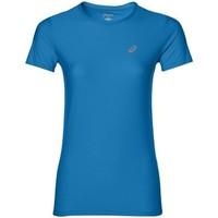 asics ss top womens t shirt in multicolour