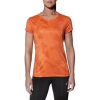 Asics Allover Graphic Top SS women\'s T shirt in orange