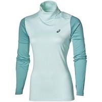 asics lite show winter ls womens sweater in green