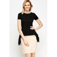 Asymmetric Peplum Top