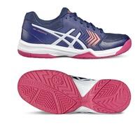 Asics Gel-Dedicate 5 Ladies Tennis Shoes - Blue/Pink, 7 UK