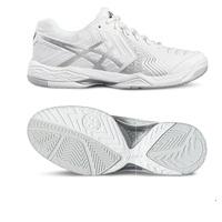 Asics Gel-Game 6 Ladies Tennis Shoes - White/Silver, 8 UK