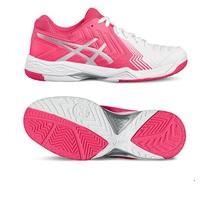 Asics Gel-Game 6 Ladies Tennis Shoes - White/Pink, 8 UK