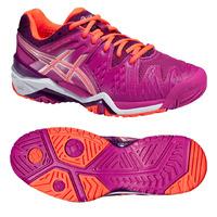 asics gel resolution 6 ladies tennis shoes ss16 5 uk