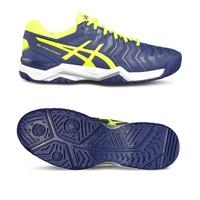 Asics Gel-Challenger 11 Mens Tennis Shoes - Blue/Yellow, 9 UK