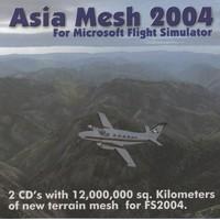 Asia Mesh 2004 Vol 1 Microsoft Flight Sim 2004 Expansion Pack CD ROM New and Sealed