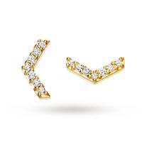 astley clarke yellow varro stud earrings