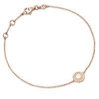 Astley Clarke Rose Gold and Diamond Mini Cosmos Bracelet