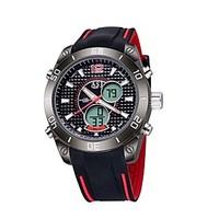 ASJ Men\'s Sport Watch Digital Watch JapaneseLCD Compass Calendar Water Resistant / Water Proof Dual Time Zones Luminous Stopwatch