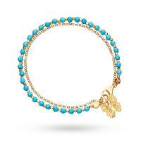 Astley Clarke Turquoise Butterfly Biography Bracelet