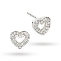 astley clarke mini heart biography stud earrings