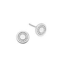 Astley Clarke Silver and Diamond Mini Cosmos Stud Earrings