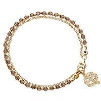 Astley Clarke Smoky Quartz Four Leaf Clover Biography Bracelet