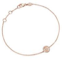 Astley Clarke Rose Gold and Diamond Mini Aura Bracelet