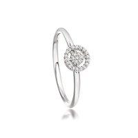 Astley Clarke White Gold and Diamond Mini Icon Aura Ring