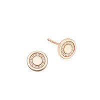 Astley Clarke Rose Gold and Diamond Mini Cosmos Stud Earrings