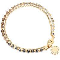 Astley Clarke Biography Twilight Black To White 18ct Gold Plate Bracelet