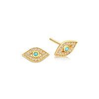 Astley Clarke Biography Mini Evil Eye White Sapphire Stud Earrings