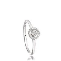 Astley Clarke 14ct White Gold Mini Diamond Icon Aura Ring