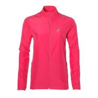 asics womens run jacket diva pink m