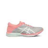 asics womens fuzex rush running shoes mid greyflash coral uk 45us 65