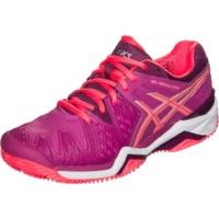 asics gel resolution 6 clay women berryflash coralplum