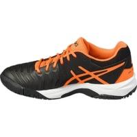 Asics Gel-Resolution 7 GS black/schocking orange/white