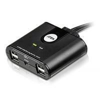 Aten US224 2 Port USB 2.0 Peripheral Hub Black