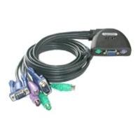 aten 2 port ps2 kvm cable integrated switch