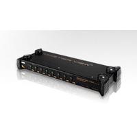 aten 8 port ps2 kvm switch cascadable black