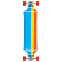 Atlantic Drop Down Longboard - Titan Blue/Yellow/Red 40\