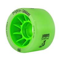 Atom Poison Savant Roller Derby Wheels - Green 59mm 84A