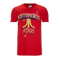 Atari Men\'s Asteroids Atari Vintage Logo T-Shirt - Red - L