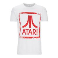 Atari Men\'s Square Logo T-Shirt - White - S