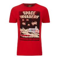 Atari Men\'s Space Invaders Del EAtari Space T-Shirt - Red - XXL