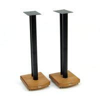 atacama moseco 7 medium bamboo satin black speaker stands pair