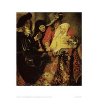 At the Procuress By Johannes Vermeer