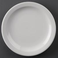 Athena Hotelware Narrow Rimmed Plates 205mm Pack of 12