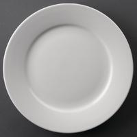 athena hotelware wide rimmed plates 228mm pack of 12