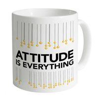 Attitude is Everything Braille Lanterns Dark Mug