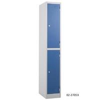 Atlas 2 door Locker - Blue Door with Key Lock 1800 x 300 x 300