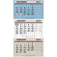 At-a-Glance Large Wall Calendar 3 Month to View 2018 TML18