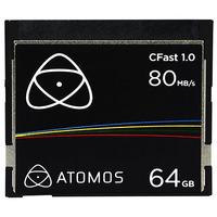 atomos 64gb 80mbsec cfast 10 card