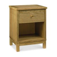 Atlanta Oak 1 Drawer Nightstand