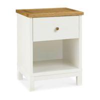 Atlanta Two Tone 1 Drawer Nightstand